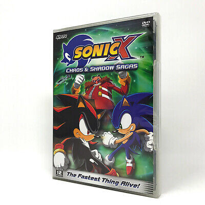 Sonic X: Chaos and Shadow Sagas DVD - *NEW RARE*