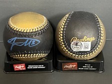 Jackson Merrill Padres Auto Signed GOLD Black MLB Baseball Beckett Witness Holo