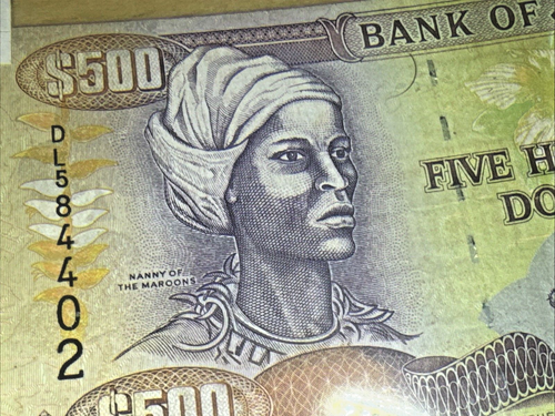 Jamaican $500 1999 Paper Note - Picture 4 of 9