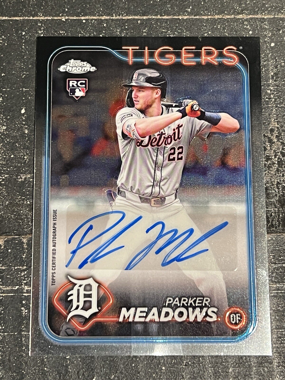 2024 Topps Chrome Update Series - Autographs #AC-PM Parker Meadows (AU, RC)