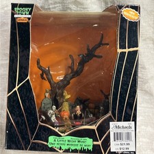 Lemax Spooky Town A LITTLE NIGHT MUSIC 2007 Halloween 73601 Graves In Box -7454