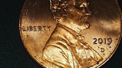 2019 D Penny Error Coin - Doubling in Date & Mintmark and Crack on