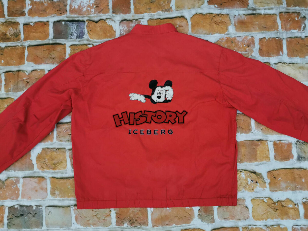 ICEBERG History Vintage Summer Jacket Mickey Mouse Walt ICEBERG History Vintage Summer Jacket Mickey Mouse Walt