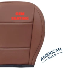 For 2015-2017 Subaru Outback Driver Side Bottom Perforated Seat Cover Brown