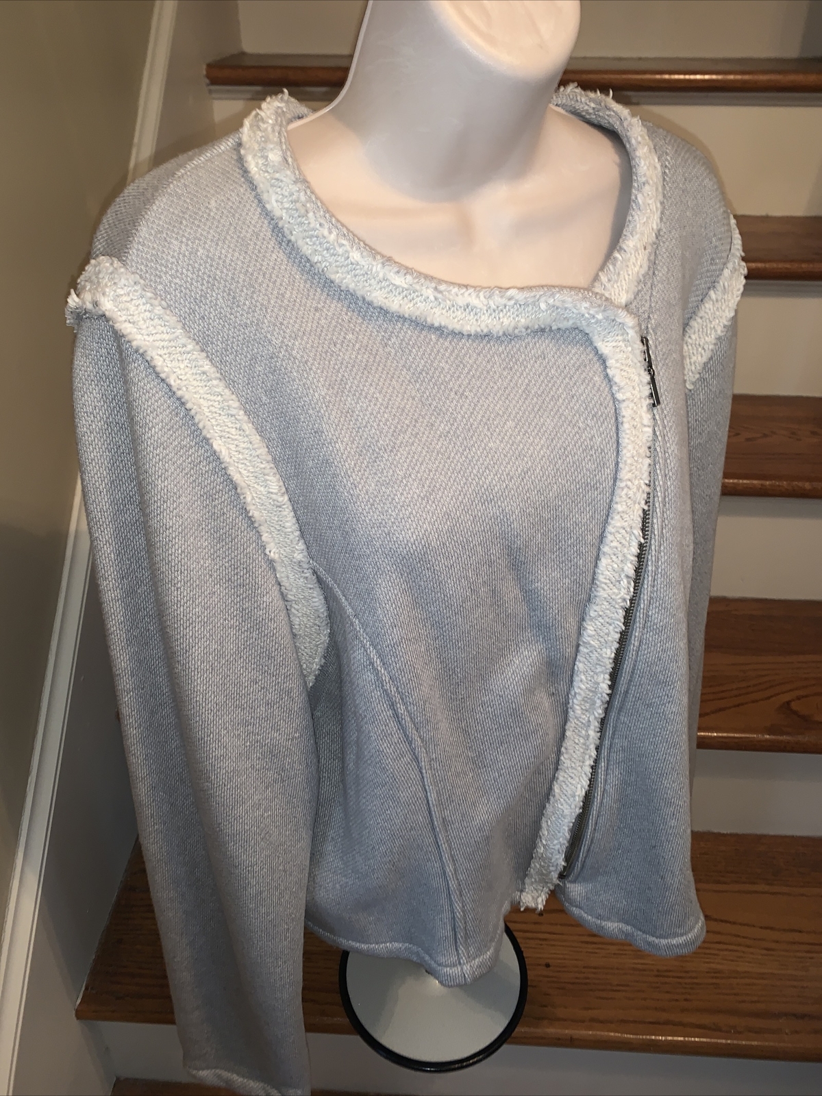 GAP designed Crafted  Distressed designer zipper … - image 3