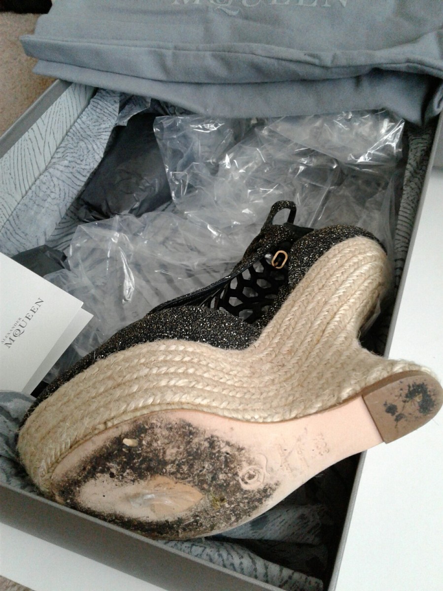 【関税&送料込】Alexander Mcqueen Sandalo In Pelle Alexander Mcqueen Sandel Pelle S. Cuoio Laser (Authentic