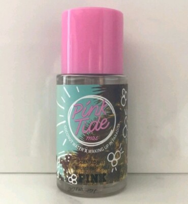 *RARE* PINK VICTORIA'S SECRET PINK TIDE SCENTED BODY MIST/SPRAY MINI! 2.5OZ NEW!