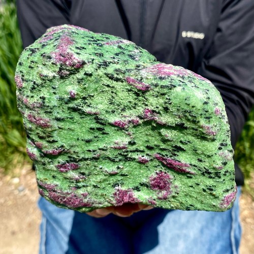 6.94LB Natural green Ruby zoisite (anylite) crystal Chakra Healing Energ - Picture 11 of 12
