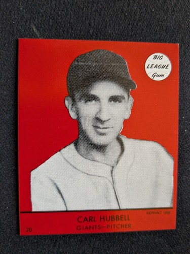 Carl Hubbell #20 1941 Goudey card