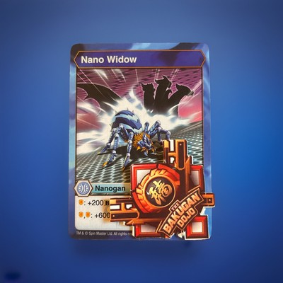 Bakugan Evolutions | Aquos   Nano Widow Nanogan Card | Rare 8_RA_EV