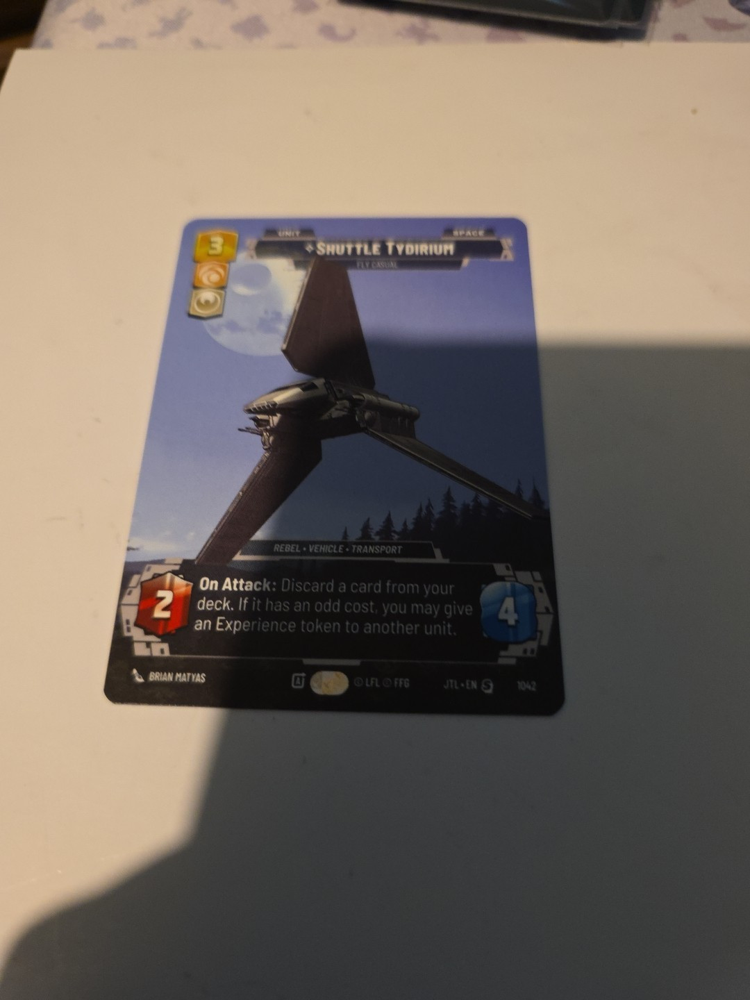 Star Wars Unlimited - Shuttle Tydirium - Fly Casual (Prestige) - (JTL) 1042