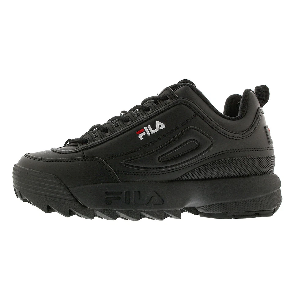 FILA Disruptor II Plataforma Negro Negro F0540-0025 Hombres Talla - Imagen 4 de 4