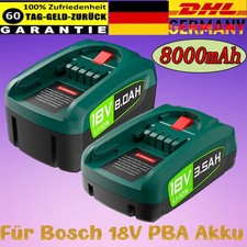 Batteria agli ioni di litio 8000 mAh per aspirapolvere Bosch 18 V PBA PSB PSR Gardena batteria di ricambio nuova