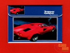 Trapper Keeper 80's vintage art 2x3" fridge magnet Lamborghini Countach