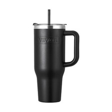 VEVOR 40 oz Insulated Water Bottle Stainless Steel Coffee Cup Handheld Black