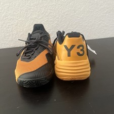 US 8.5 - ADIDAS Y-3 BARRICADE 13 WOMEN  S TENNIS SHOES, GOLD/BLACK JP9843 