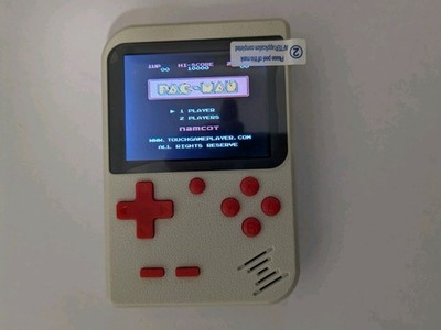 168 in 1 Mini Handheld Game Player Tragbare Retro Video Konsole 8 Bit Weiß
