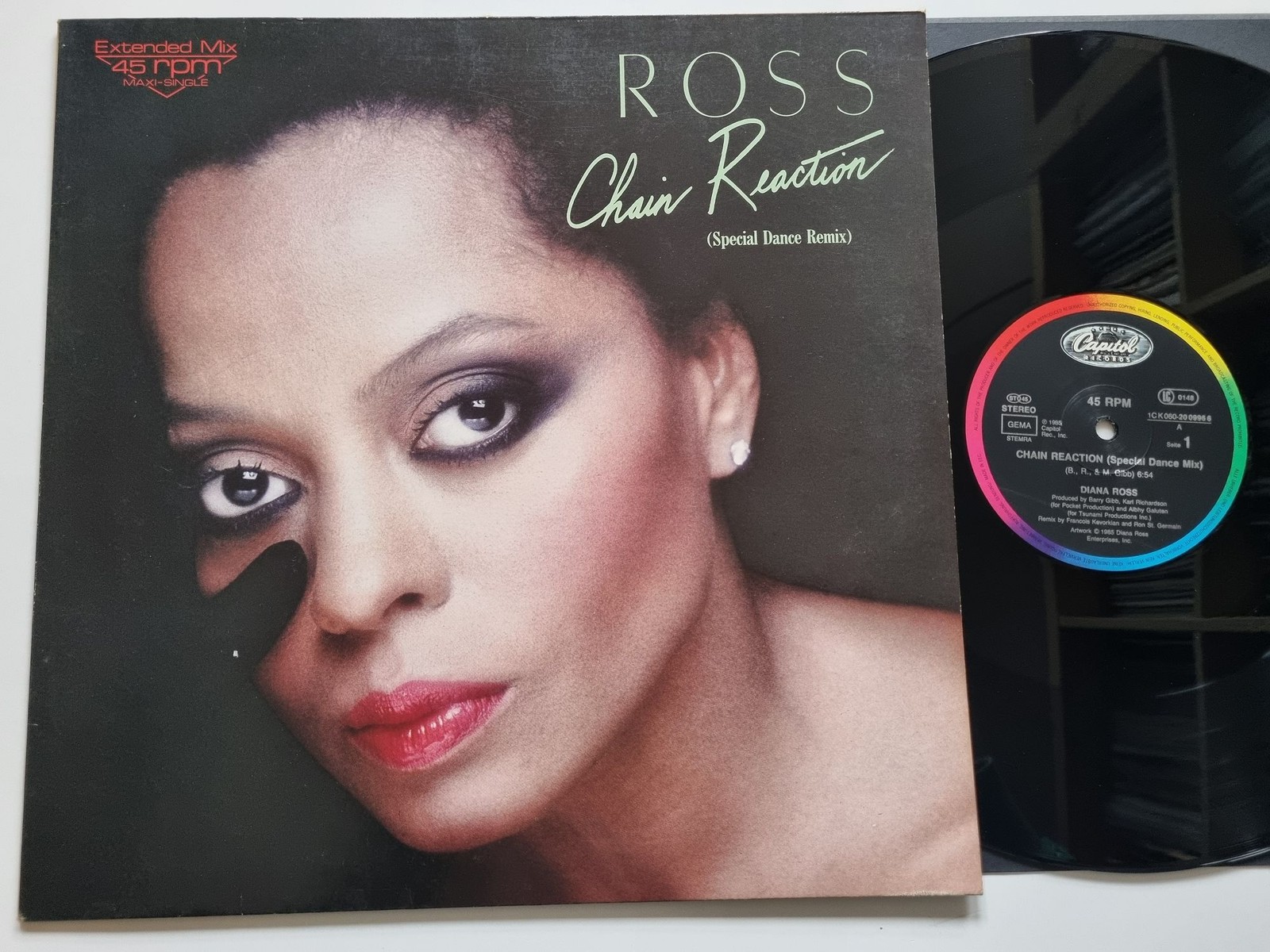 Diana Ross - Chain Reaction (Special Dance Remix) 12'' Vinyl Maxi Europe