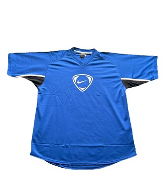 Nike Trikot Vintage Fußball Blau Größe XL