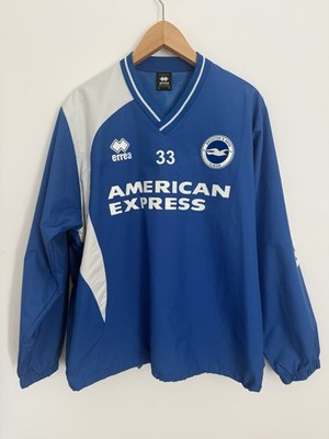 Errea Brighton & Hove Albion 2012 Training Top Mens Large Blue Football Pullover