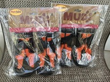 New Muttluks Mud Monsters Orange Size 8 Dog Shoes Boot Booties Large
