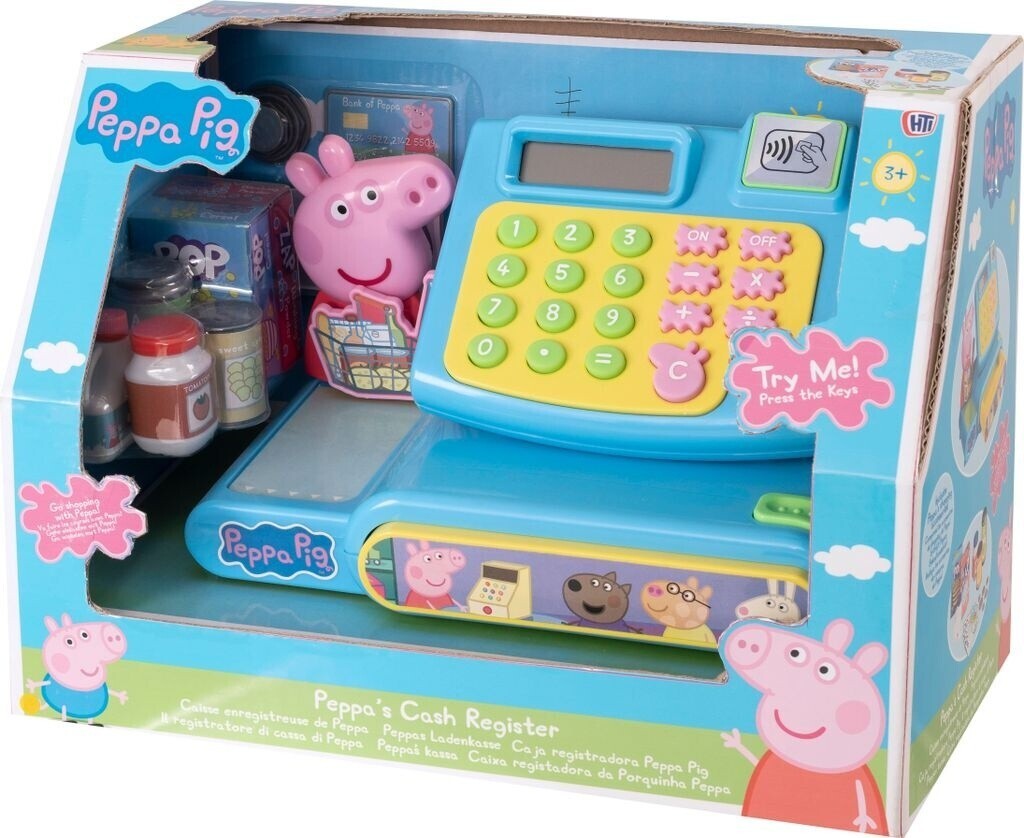 Caisse enregistreuse Peppa Pig avec scanner sonore et calculatrice interactive