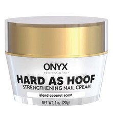 Onyx Professional Hard as Hoof Nail Strengthening Cream with Coconut Scent 1oz