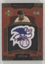 2004 Upper Deck Sweet Spot Classic Mixed Logo 29/150 Lou Boudreau Patch HOF 17vm