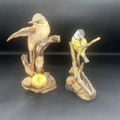 Vintage Hereford Fine Porcelain Garden Birds Damaged