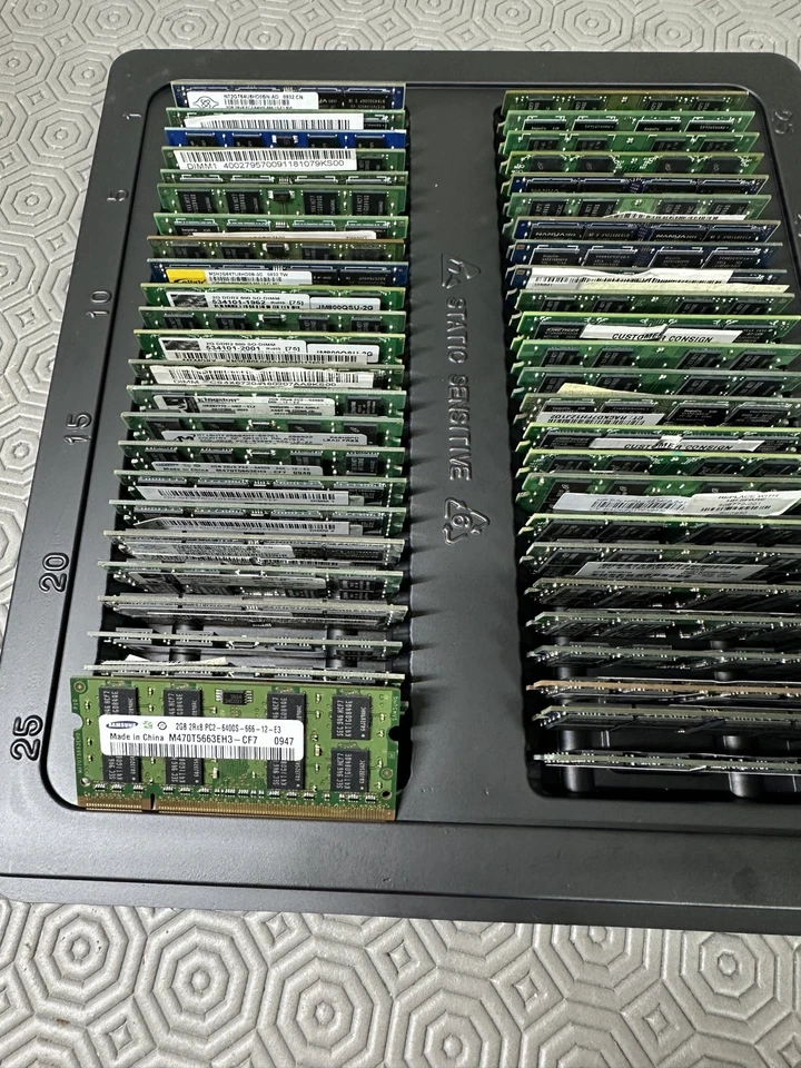 Ddr2 laptop  50 x 2GB DDR2 800MHz PC2-6400S SO-DIMM Laptop RAM  - Image 3 of 3