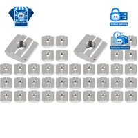 Nutensteine Set M8 Typ B 20 StüCk Kohlenstoffstahl FüR Aluminiumprofil 30-Serie