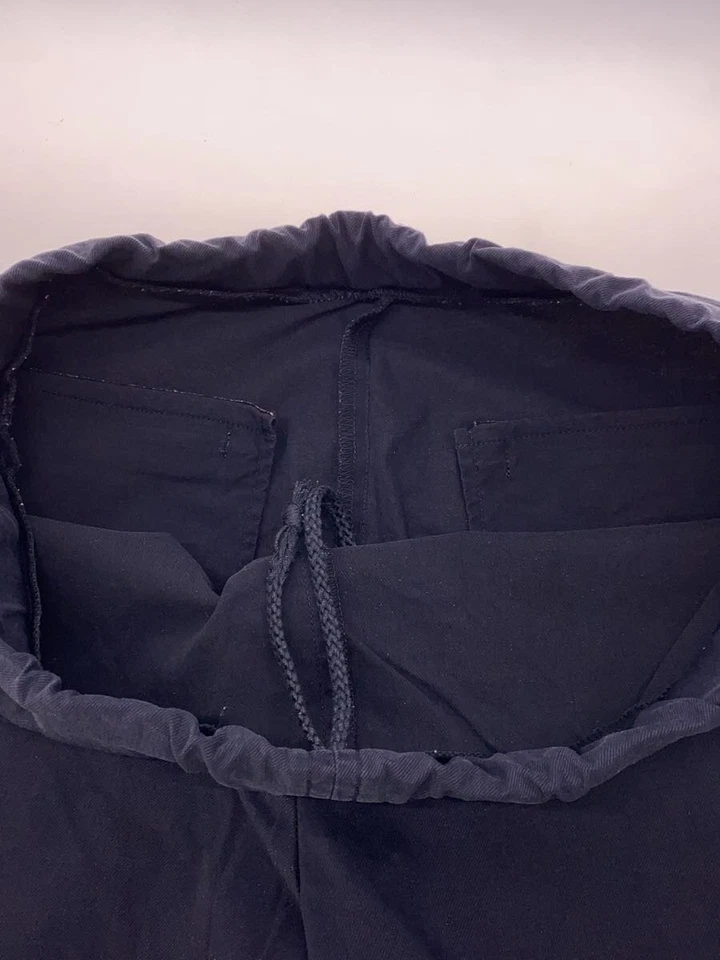 YOHJI YAMAMOTO ◆ Parte inferior / S / Nylon / Negro / Color liso / 617341 / AN5002 Foto 3 de 4