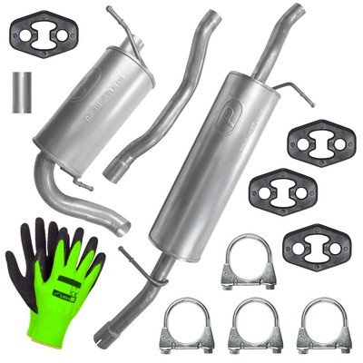 Schaldampferset Auspuff für Ford Galaxy MK1 Seat Alhambra 1 VW Sharan 1 2.0|2.8