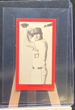 2024 Topps 206 -🔥 Mike Trout🔥 Old Mill Back -🔥 Topps 206 Angels