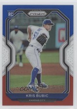 2021 Panini Prizm Tier II Red White & Blue Prizm Kris Bubic #198 1j01