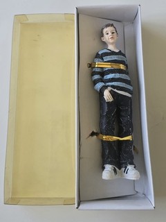 Dolls House Figure Modren Teenage Boy 1/12 Scale Resin