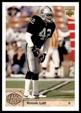 Ronnie Lott #307 1992 Upper Deck