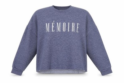 Primark Damen Pullover Sweatshirt Größe M Blau Langarm
