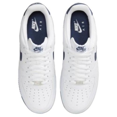 Size 8.5 - Nike Air Force 1 '07 White Midnight Navy for sale