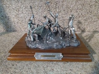 Chilmark FJ Barnum Civil War The High Tide Pewter Sculpture #201/500 ADULT COLTR