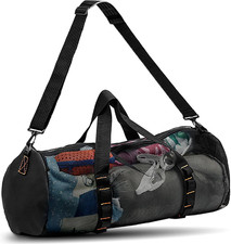 Diving Scuba Surfing Snorkeling Dive Mesh Beach Bag Duffle Bags with Zipper and