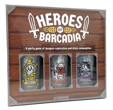 Heroes of Barcadia Board Game –Dungeon Exploration Party Game with Drink Challe