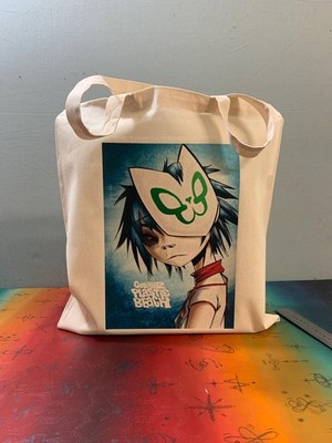 GORILLAZ - KUNSTSTOFF STRAND - WIEDERVERWENDBARE UMWELTFREUNDLICHE TASCHE