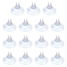15Pcs Aquarium Suction Cups for 0.2" Fish Tank, 5x30MM, Clear