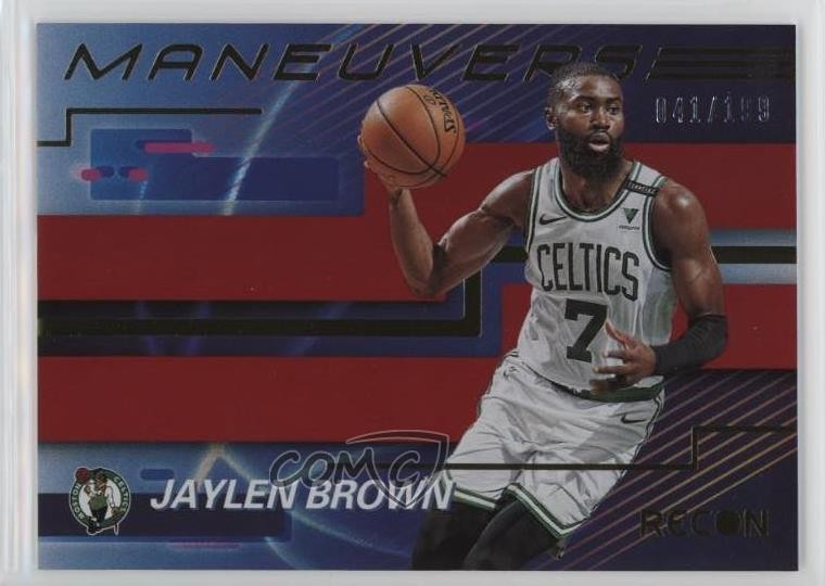 2020-21 Panini Recon Maneuvers Red 41/199 Jaylen Brown #23 1g40