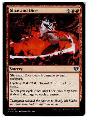 Slice and Dice Magic The Gathering U Commander Masters 255 LP
