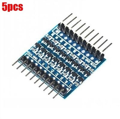 5Pcs 8 Channel 5V/3.3V Iic Uart Spi Ttl   Level Converter Bi-Directional qc *vv