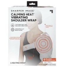 Sharper Image Calming Heat Therapeutic Massaging Shoulder Wrap