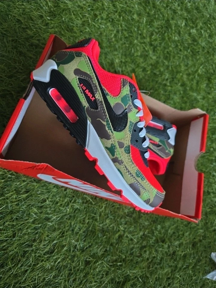 Nike Air Max 90 Reverse Duck Camo 2020 CW6024-600 Infrarouge/noir/camouflage - Photo 1/4