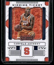 2020 Panini Contenders Draft Picks #21 Carmelo Anthony Winning Tickets